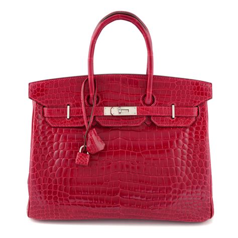 birkin bag red|red birkin bag price.